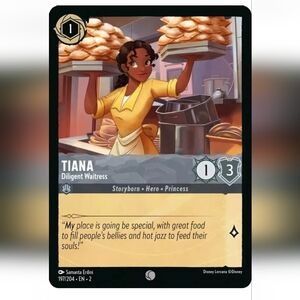 Princess Tiana 🔥 Disney Lorcana Trading Card TCG